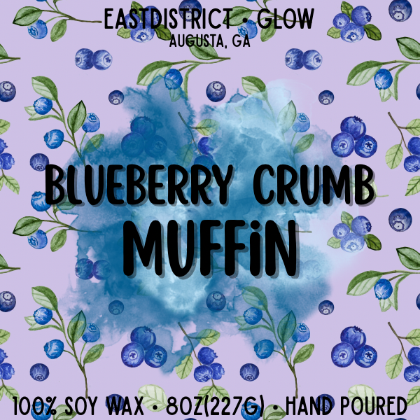 Blueberry Crumb Muffin 8oz